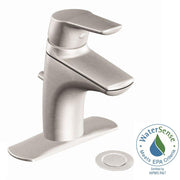 MOEN 6810BN Method Single Hole Single Handle Bathroom Faucet, Brushed Nickel